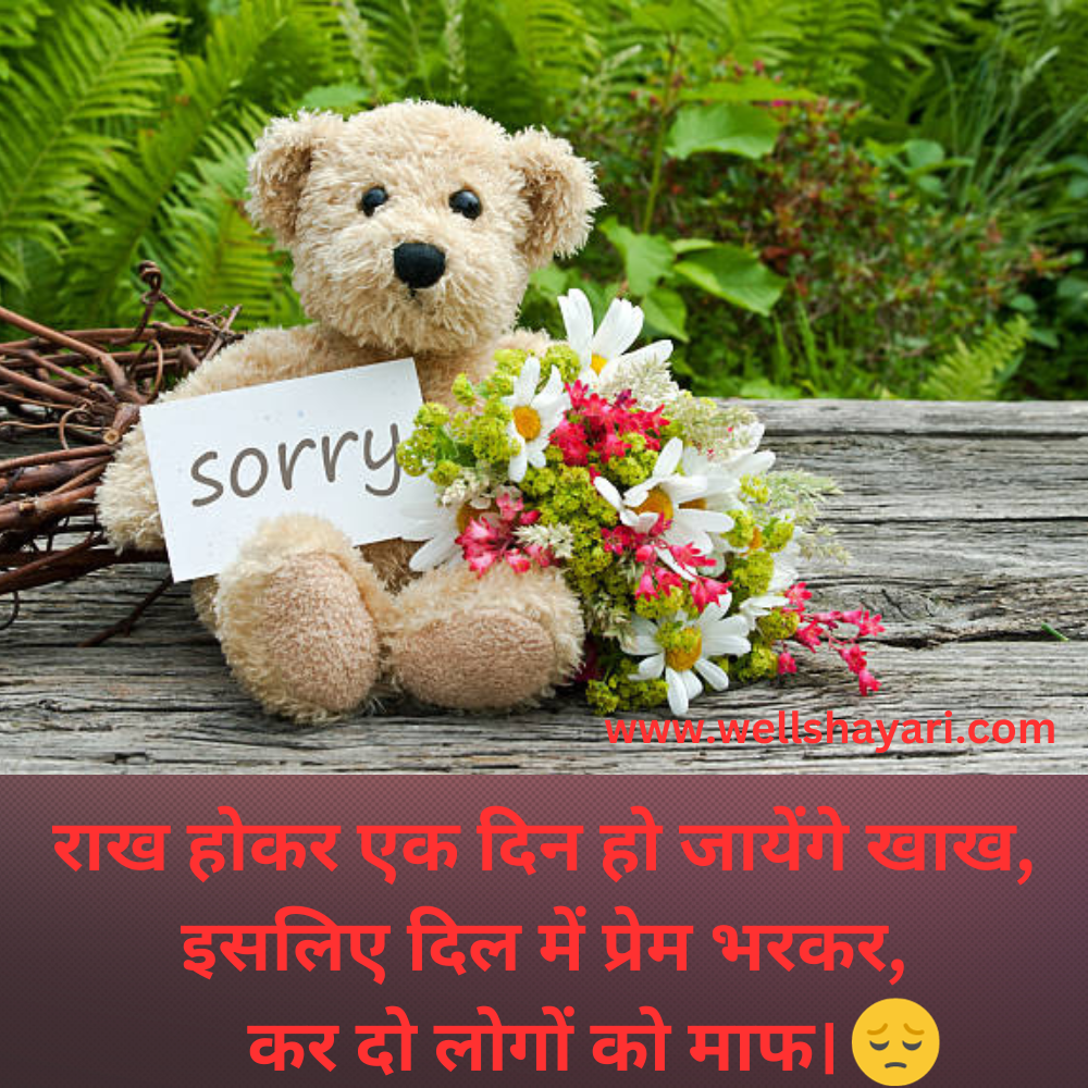 sorry shayari in hindi text